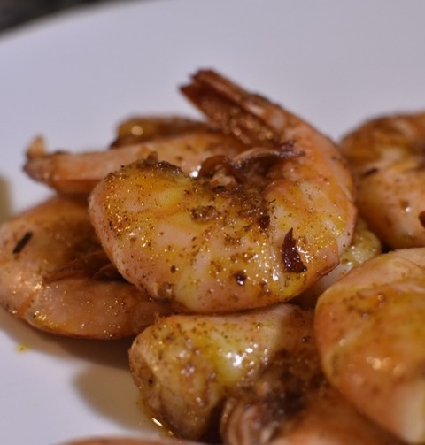 GlutenFree Recipe - Gluten Free Garlic Butter Shrimp With Scallions