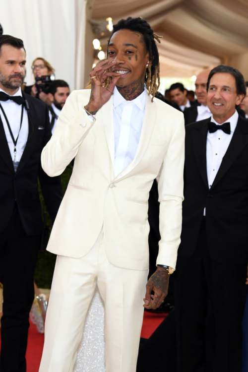 HOW STYLIST LAUREN MATOS TURNED WIZ KHALIFA INTO A FASHION ICON. PHOTO VIA LARRY BUSACCA/GETTY IMAGE