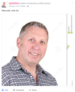 coffeelesbian:so for 2017 one of my fb friends apparently lost his gotdamn mind and decided to set his profile pic to a stock photo of a middle-aged man and then assume the role of said middle-aged man in his posts. this is all he has done for the past