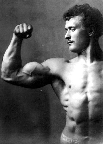 Late 19th century strongman Eugen Sandow.