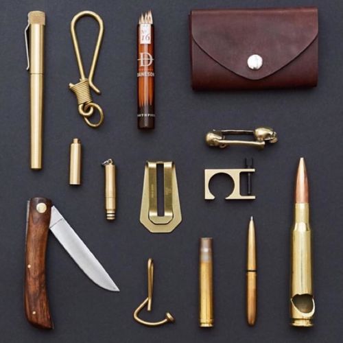 bladeandwood:  Brass EDC adult photos