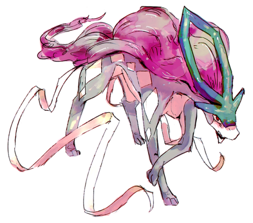 Suicune! Modest, somewhat stubborn