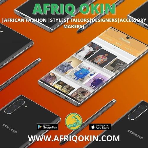 Download the African fashion App #AfriqOkin, free on google play and Apple app stores, for great Afr