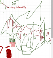 outofcontextdnd:DM: [upon seeing one of the horrific masterpieces drawn on the map by myself and my 