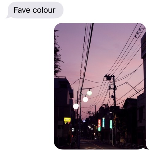 hhadess:whenever I’ve had a particularly bad day my friend will ask me what my favourite colour is b