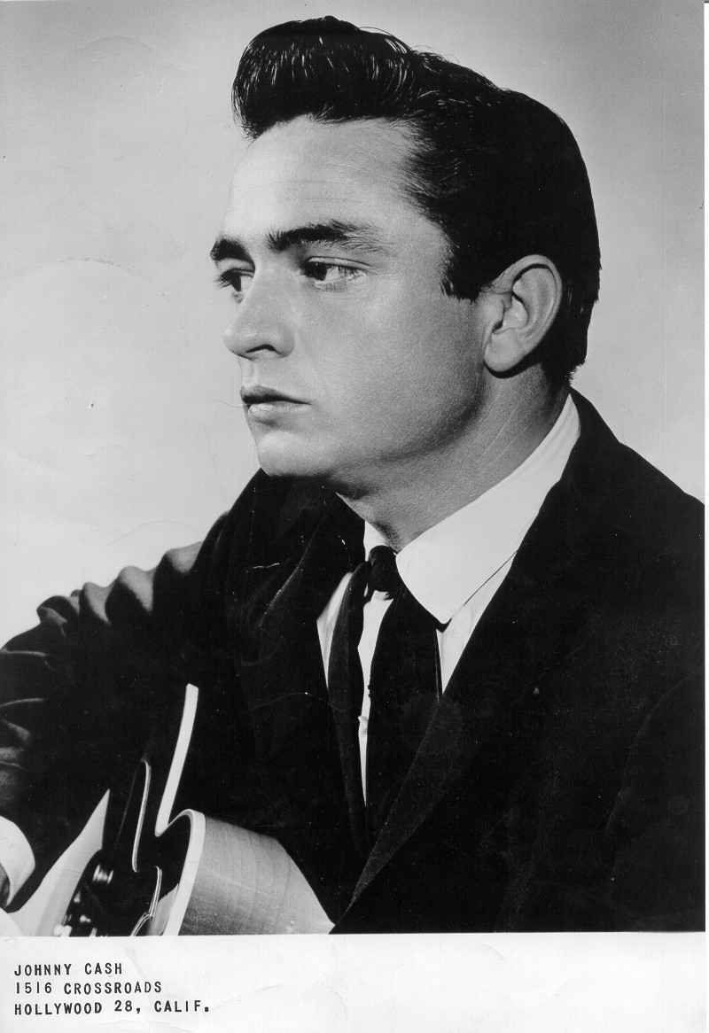 coffindirt:  Johnny Cash,1516 Crossroads,Hollywood 28, Calif. 