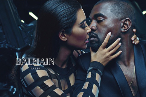 Kanye West and Kim Kardashian Featured in Balmain’s 2015 Spring/Summer Campaign 