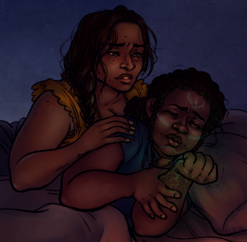 serenity-fails: @justjasper’s Zirconia Cadash and Josephine, set around Trespasser. Thank you so muc