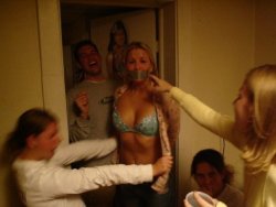 xylentum:   Wild party humiliation!SELFGAGS rating: 9.8 