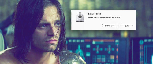 histrionic-dragon: jonnytoestakethewheel: Winter Soldier is a machine Restore to factory setting