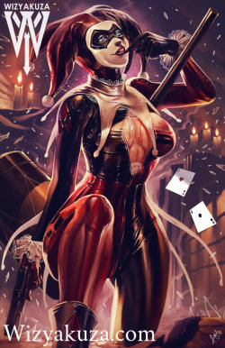 superherostatuesfan:  Harley Quinn, Batman,