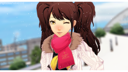 Oh to be on a winter walk with Rise ;v; - Mod Velvet*this isn’t an edit or a screenshot, this is 3D 