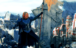 elvenking:The Fellowship of the Ring - Boromir There was a tall man with a fair and noble face, dark