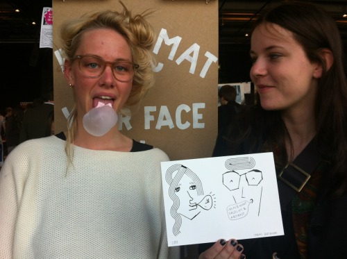 Face-o-mat at Stockholm International Comics Festival 2013