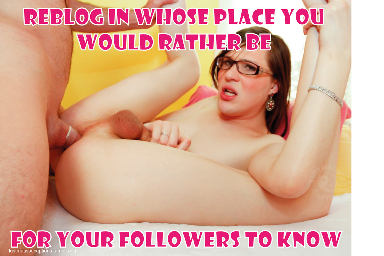 i69ou812: lustmatissecaptions:  I made up my mind…  Both   I’d rather be the