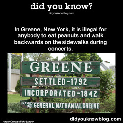 did-you-kno:  In Greene, New York, it is