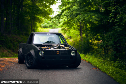 VW Caddy by Shane Drake.(via The VW Caddy From Hell | Speedhunters)