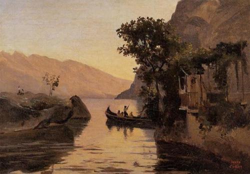 artist-corot:View at Riva, Italian Tyrol, Camille CorotMedium: oil,canvaswww.wikiart.org/en/