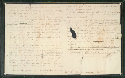 Four letters of Charlotte Brontë to Prof. Constantin Heger, 24 July-18 November 1844-45? (x.)