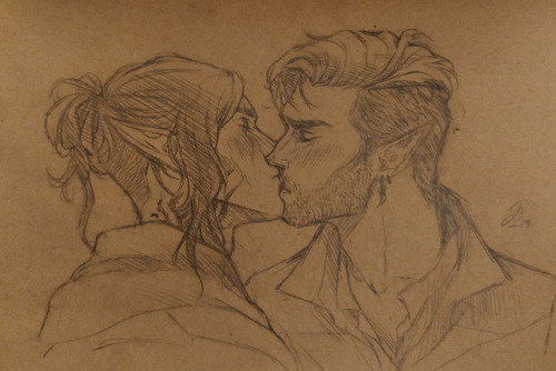 yumikoyuki: DnD boys Reza (mine) and Mairon (witchercraftcos’).