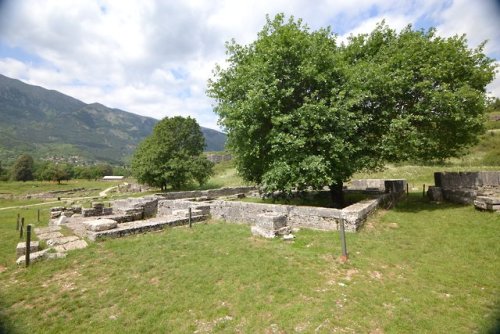 This is Dodona, the oracular shrine sacred to Zeus in Epiros, near to where Olympias (Alexander’s mu