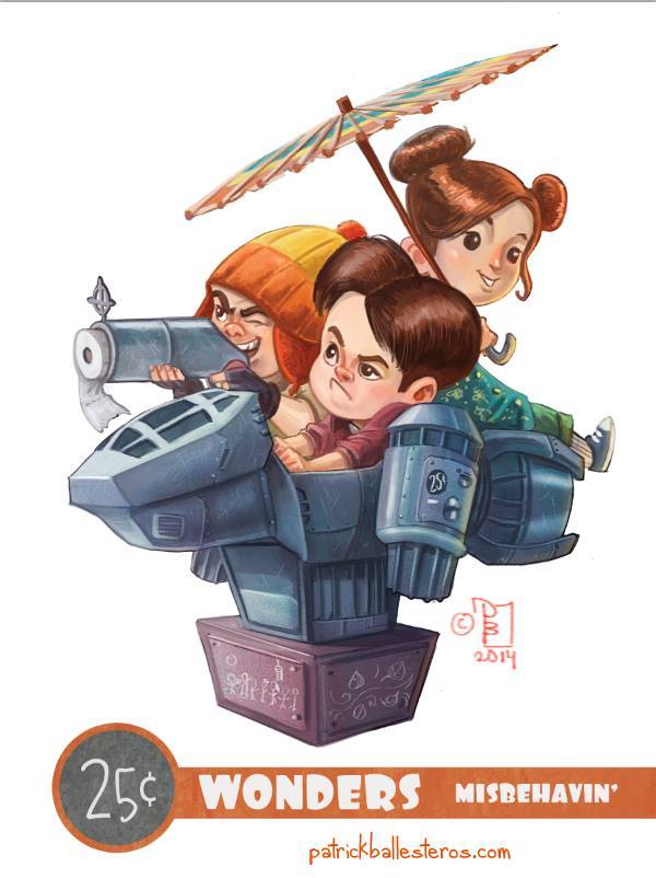 xombiedirge:   Lil’ Wonders Series by Patrick Ballesteros / Blog / Tumblr