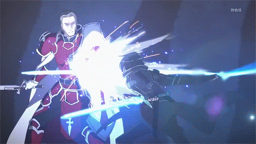 mistermotive:  Kirito vs Heathcliff