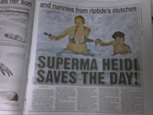 iseeavoice:   A+ The New York Post gives Heidi Klum the headline she deserves!!