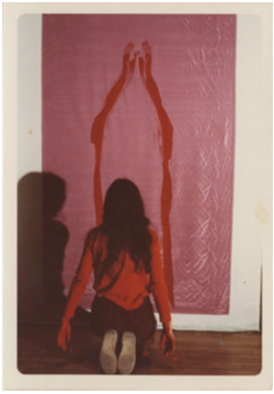 arterialtrees:ana mendieta, body tracks, 1974