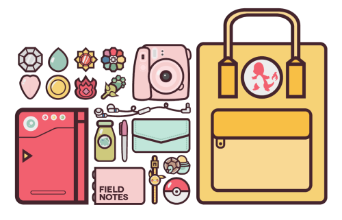Pokemon Go Travel Necessities Created by Victoria Huynh