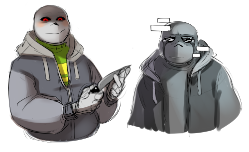 in a sans mood. doodled up some sans