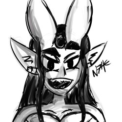 piyotycho:  I decided to doodle Hornpot. Hope you like!!Wow, good her smile! I like that!（＞▽＜ノ