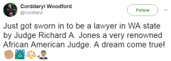 lagonegirl:Congrats! He’s also brother to Quincy Jones &amp; help start the Minority Youth &amp; Law form w/Judge McCullough. A pillar in our community! ⚖️