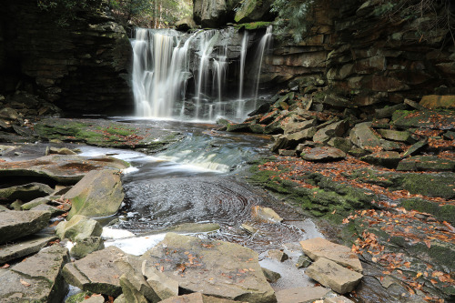 Above are the first two cataracts of Elakala Falls on Shays Run at Blackwater Falls State Park. Two 