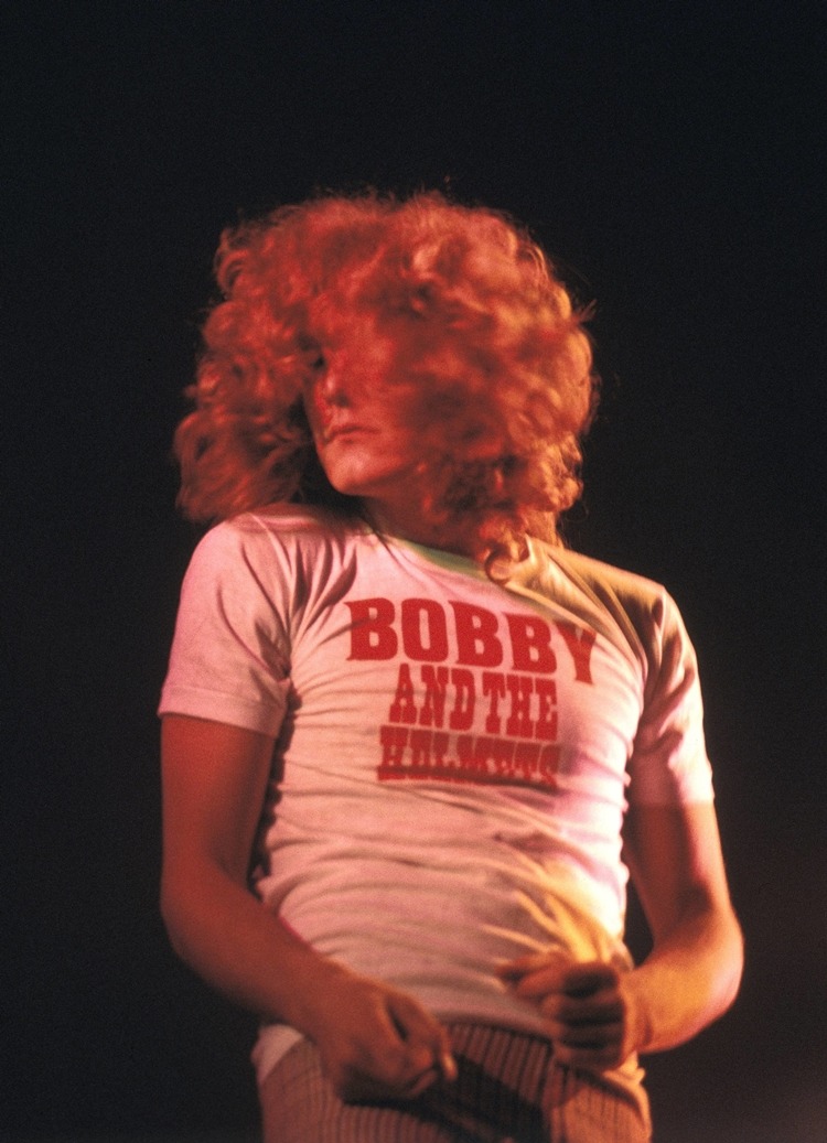 babeimgonnaleaveu:  Robert Plant on stage at the Newport Jazz Festival, 1969. 