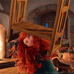 briannathestrange:  in which merida is the embodiment of (╯°□°)╯︵ ┻━┻  GAAAAAHHHH!! *flips table* 