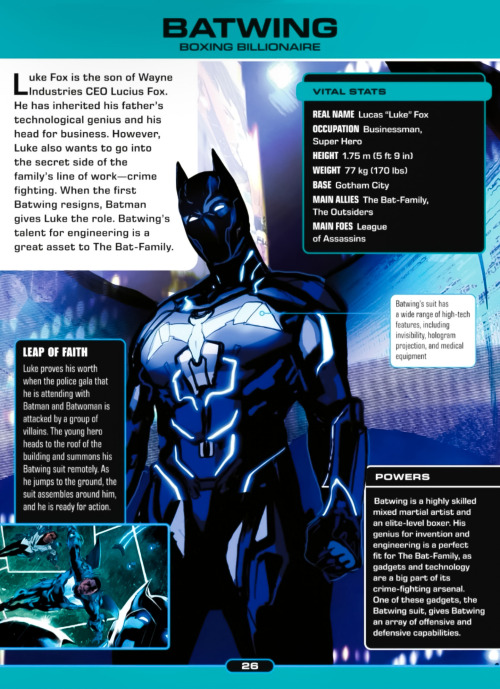Batfamily And Extended Batfam In Dc Ultimate Character Guide New Edition 
