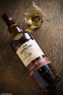 classical-kaiserin:  duivelsei:  The Glenlivet 21 years old Archive Single Malt Scotch Whisky *** Go: Tasting Notes  Had this last night to celebrate my friend quitting her abusive job 😎