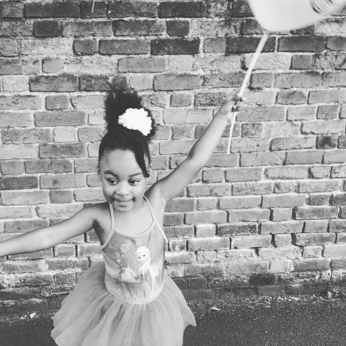 Carefree #blackchild #iphoneography #blackandwhite #mumblog #unschooling #babygirl