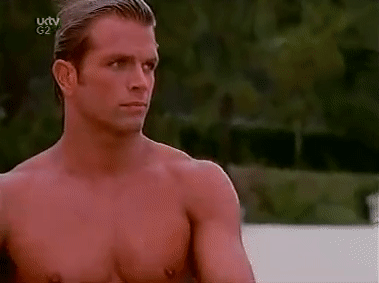 vintage-male-sensuality:  David Chokachi in Baywatch (1995-1999)  