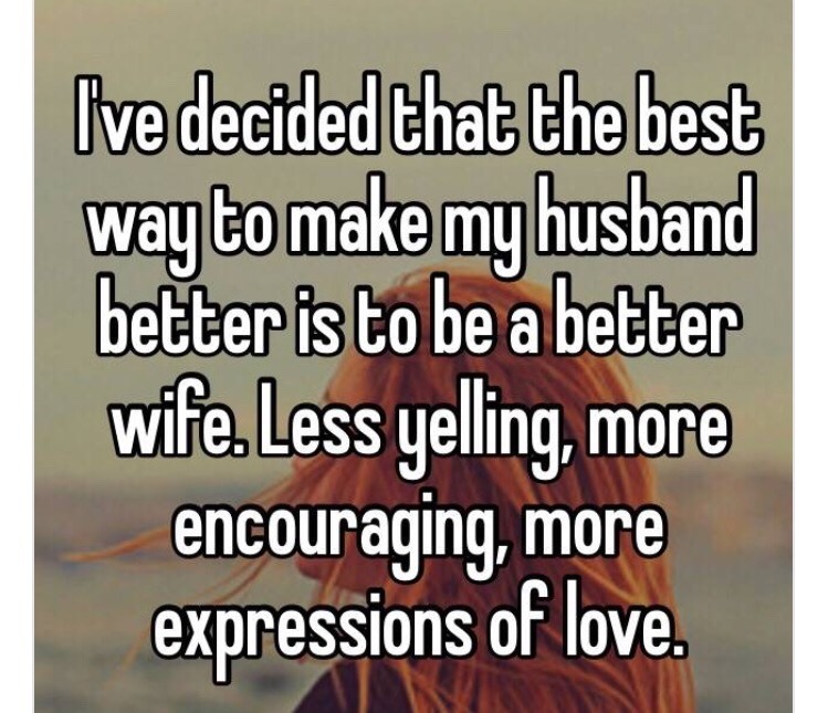 wannabeyourtrophywife:  millennialhousewife:  Always try to be a better wife!  💍