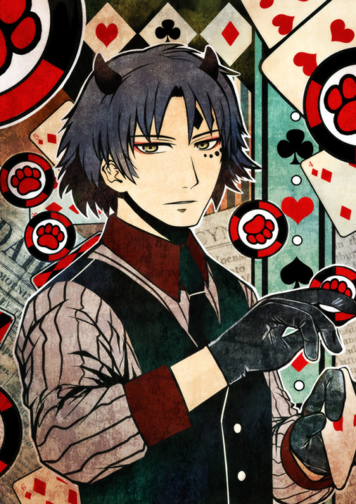 paper-bag-with-blush:paper-bag-with-holes:Poker Face - RenI… usually don’t associate seiyuus to the characters they voice but but… but.Takeuchi Ryouta’s cover of Poker Face is just too godly. ;w; And Ren is cute and I want to draw him more.You