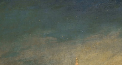 therepublicofletters:Details of Juliet and Her Nurse by JMW Turner, oil on canvas, 1836.