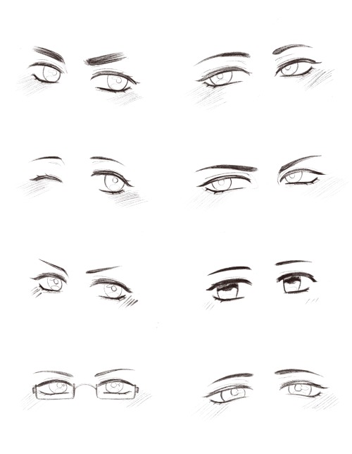 Their eyes✨ This was mainly a colouring attempt but you are very welcome to use it as a reference^^F