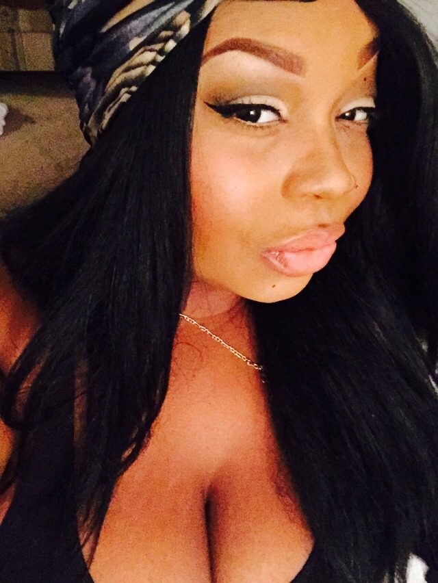 tattooed-lotus:  Bruh. I was playing in my make up &amp; I look cute AF. Head