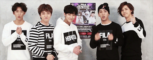 orange-sandeul:  B1A4 and FILA 