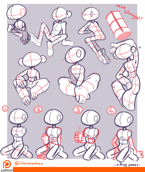 expensivebrowniez:  Hands & sitting poses____________________________ More tutorials and poses?NEw ! Support me on patreon!