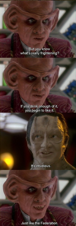 trek-and-chill: tallysgreatestfan: doctorslippery: Two of my favorite ST characters. Such an amazing