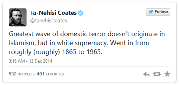 ideologicalmonstrosity:  Ta-Nehisi Coates on CIA Director John Bremmer’s comments