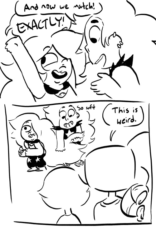 ssardonyx: apparently its canon that amethyst grew out her hair to look like greg and that makes me 